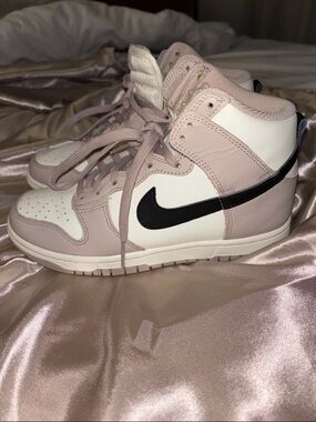 Nike Women’s High-Top Sneakers in Pink, White and Black